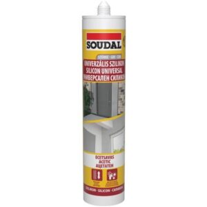 Univerzális szilikon transparens Soudal _280 ml
